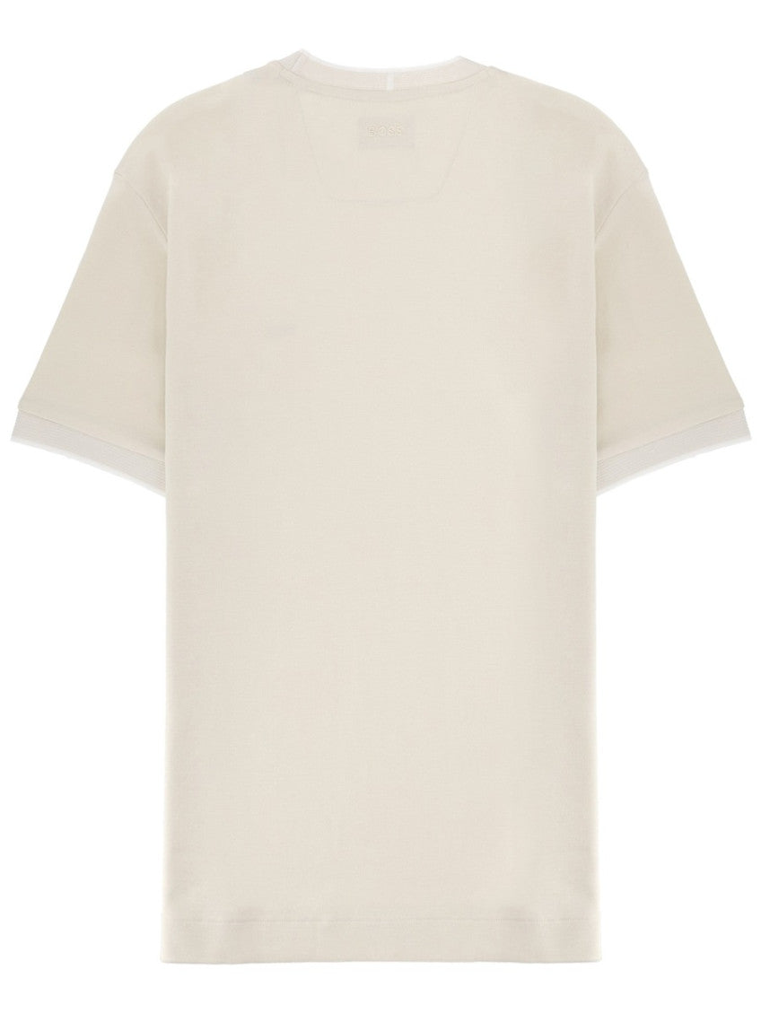 White Crew Neck T-Shirt 2