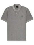 Grey Solid Shirt Collar Polo 1