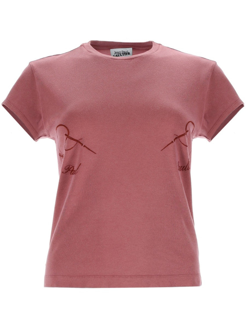 Brown Graphic Crew Neck T-Shirt 1