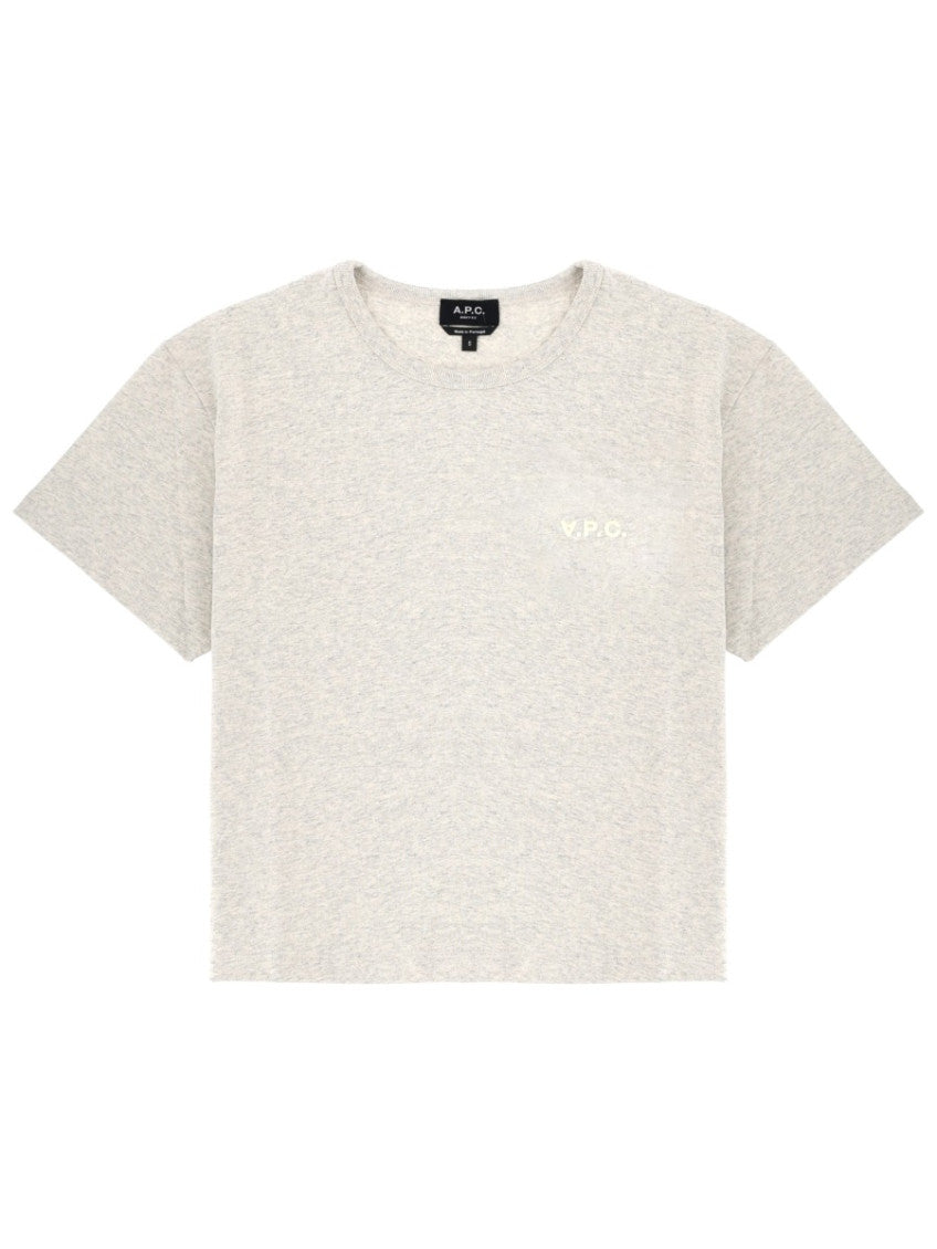 Grey Logo Crew Neck T-Shirt 1