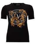 Black Graphic Crew Neck T-Shirt 1