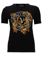 Black Graphic Crew Neck T-Shirt 1