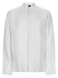 White Regular Solid Shirt 1