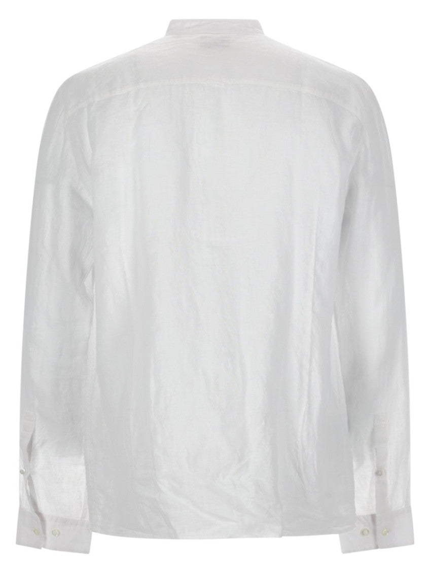 White Regular Solid Shirt 2