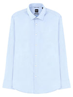Sky Blue Regular Solid Shirt 1