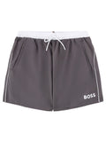Grey Logo Swim Shorts 1