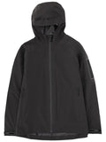 Black Solid Hood Jacket 1