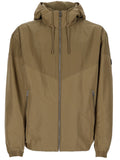 Beige Solid Hood Jacket 1
