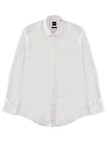 White Regular Solid Shirt 1