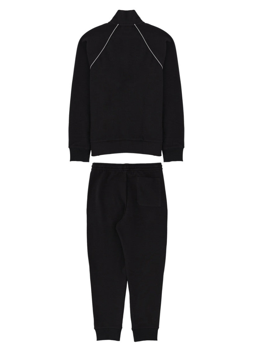 Black Cotton Blend Tracksuit 2