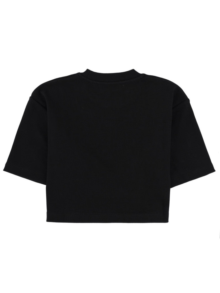 Black Logo Crew Neck T-Shirt 2