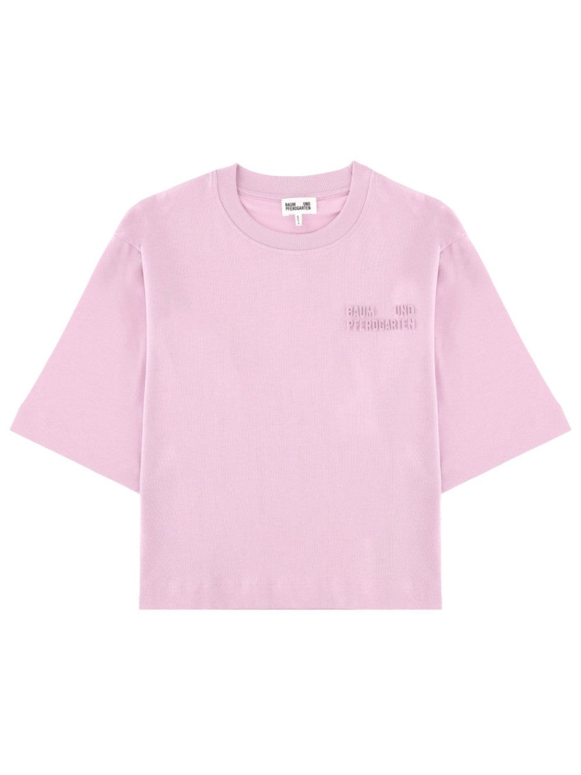Purple Logo Crew Neck T-Shirt 1