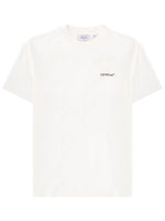 White Logo Crew Neck T-Shirt 1