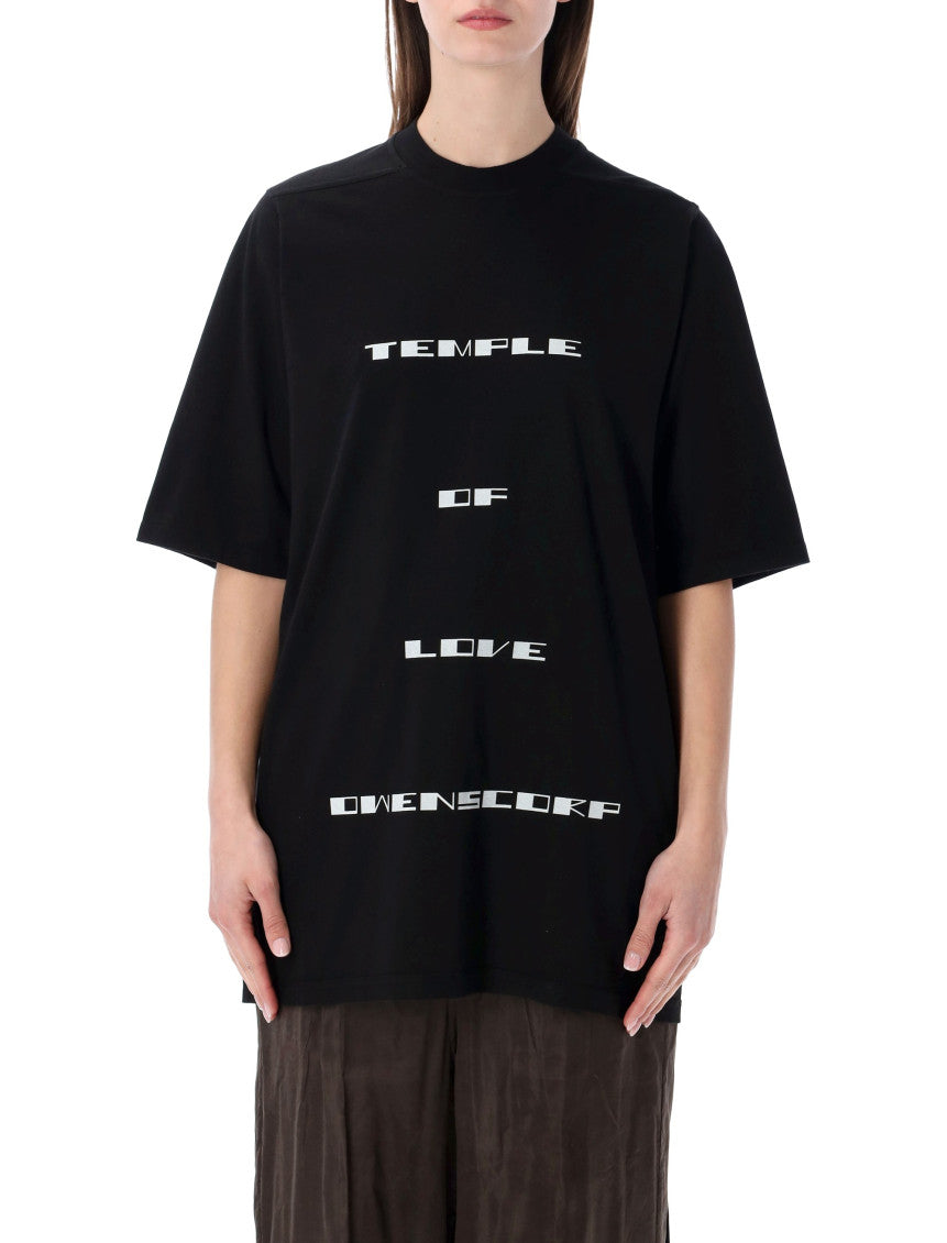 Black Graphic Crew Neck T-Shirt 3