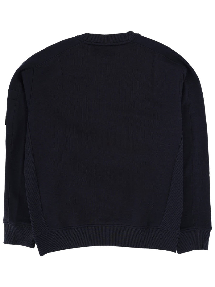 Navy Blue Crew Neck Sweatshirt 2