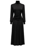 Black Turtle Neck Maxi Dress 1