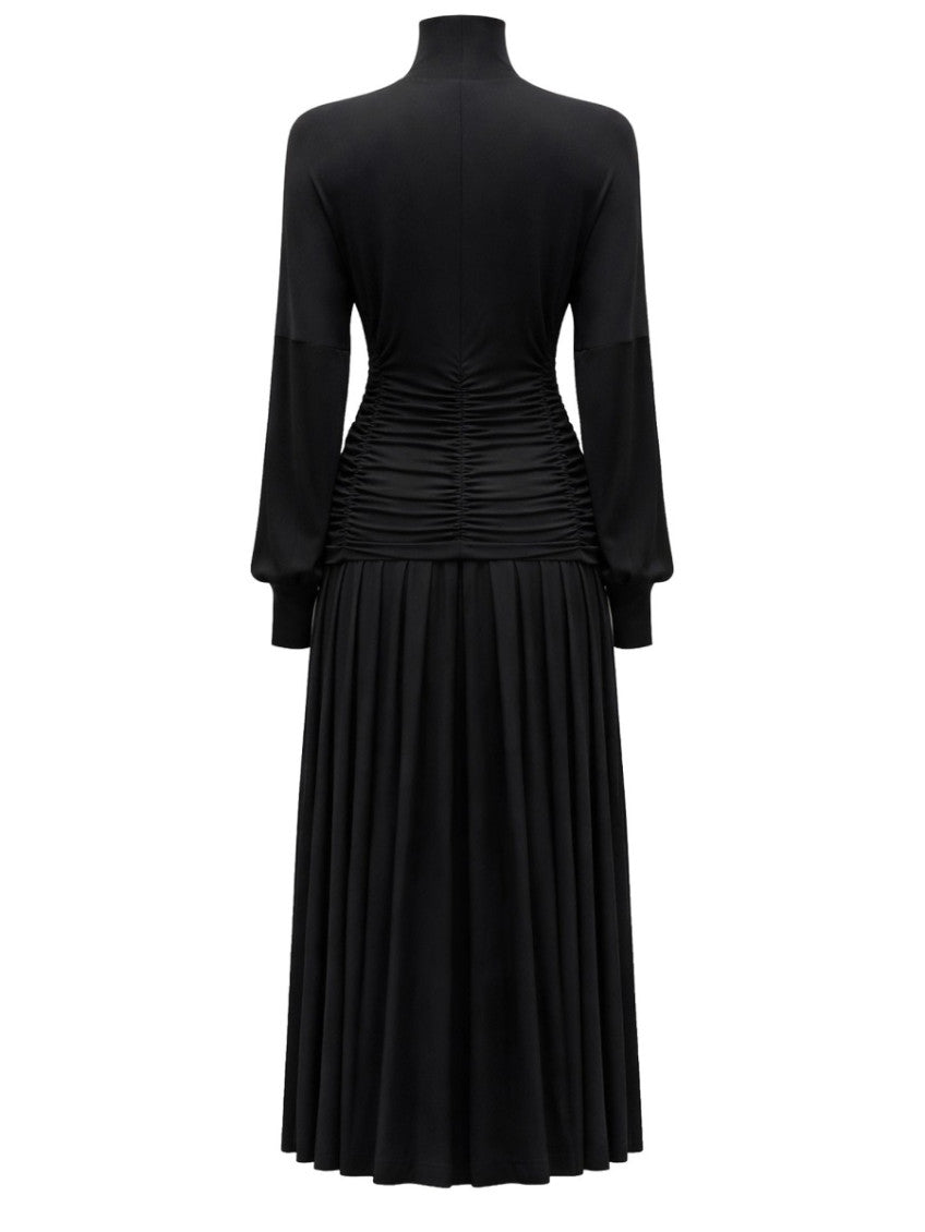 Black Turtle Neck Maxi Dress 2