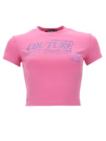 Pink Graphic Crew Neck T-Shirt 1
