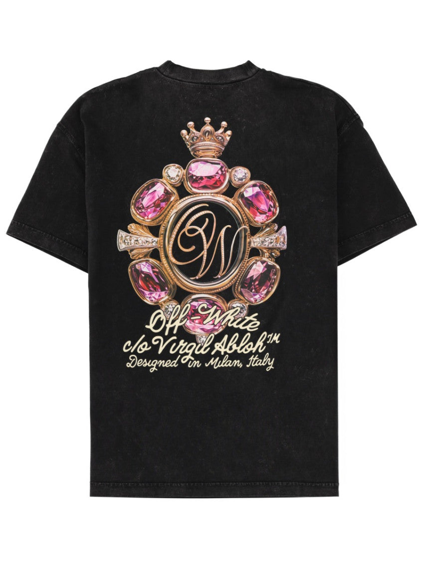 Black Logo Crew Neck T-Shirt 2