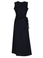 Blue Round Neck Maxi Dress 1