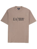 Brown Graphic Crew Neck T-Shirt 1
