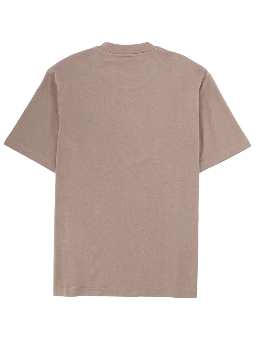 Brown Graphic Crew Neck T-Shirt 2
