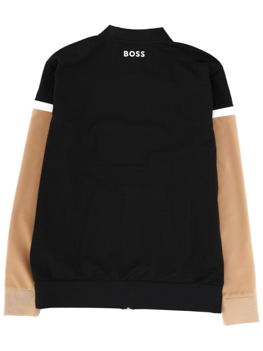 Black Mock Collar Sweatshirt 2