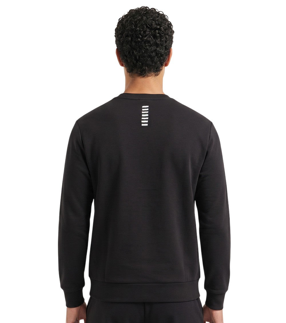 Black Logo Crew Neck Sweatshirt 2