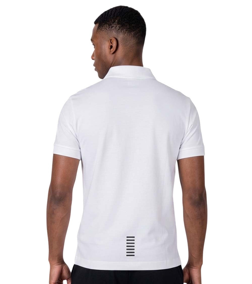 White Logo Shirt Collar Polo 2