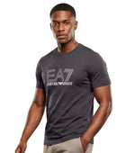 Grey Graphic Crew Neck T-Shirt 1