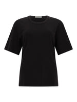 Black Solid Crew Neck T-Shirt 1