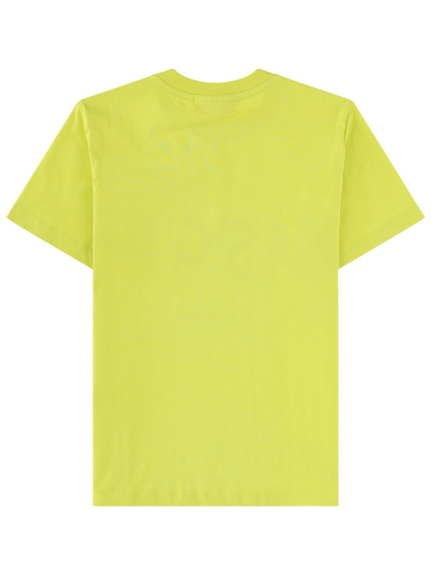Yellow Logo Crew Neck T-Shirt 2