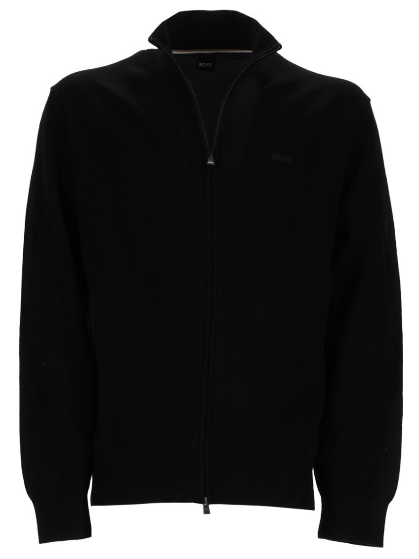 Black Mock Collar Sweater 2