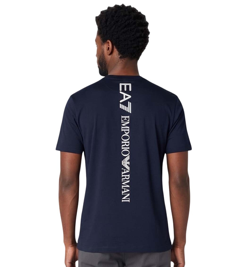 Blue Logo Crew Neck T-Shirt 2