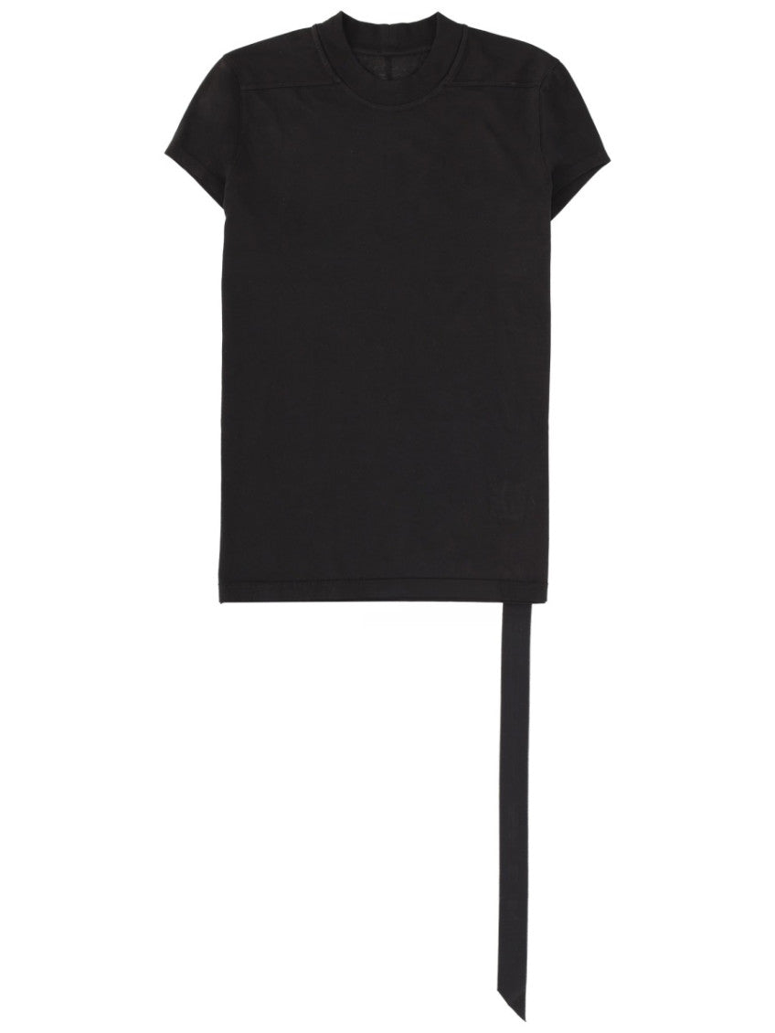 Black Solid Crew Neck T-Shirt 1