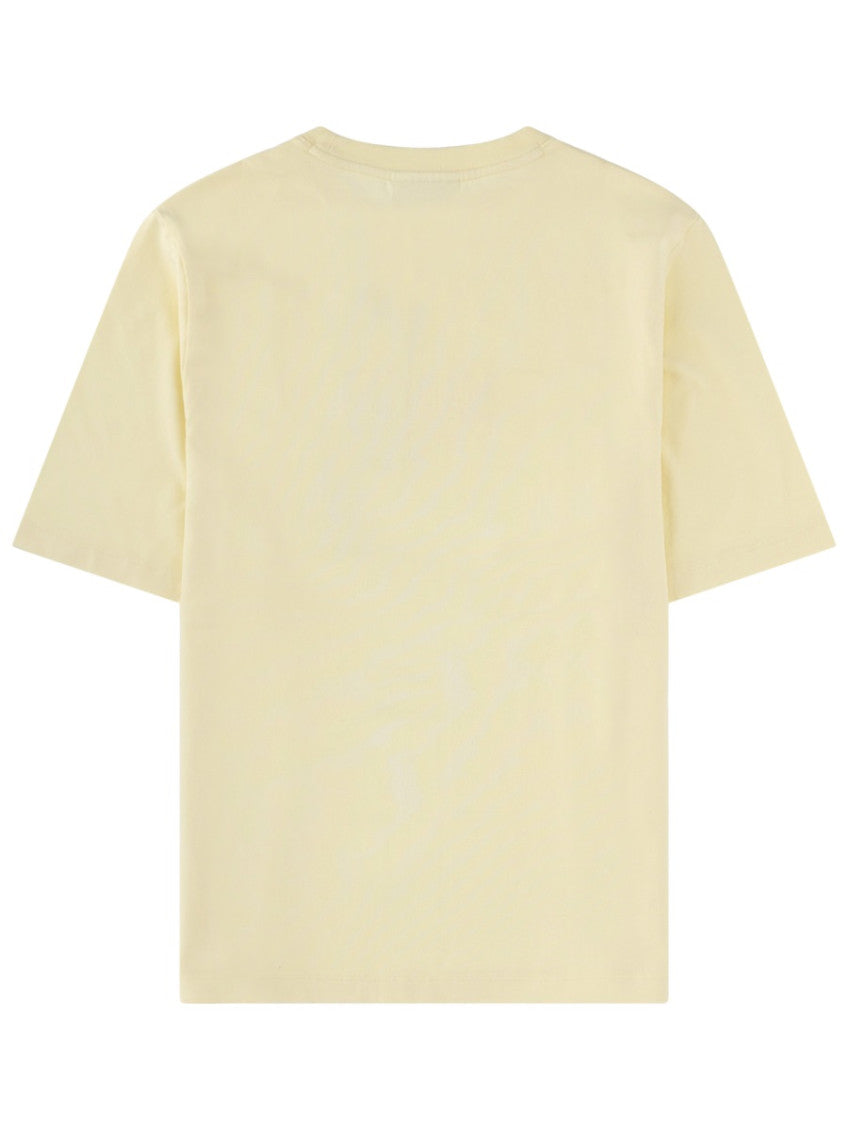 Yellow Logo Crew Neck T-Shirt 2