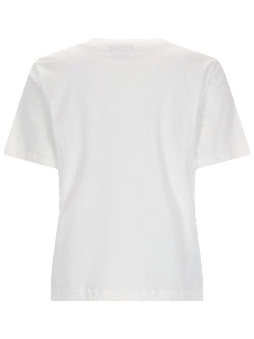 White Printed Crew Neck T-Shirt 2
