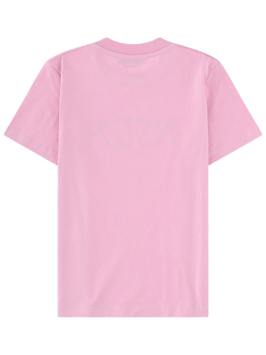 Pink Graphic Crew Neck T-Shirt 2