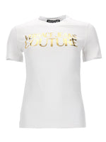 White Logo Crew Neck T-Shirt 1