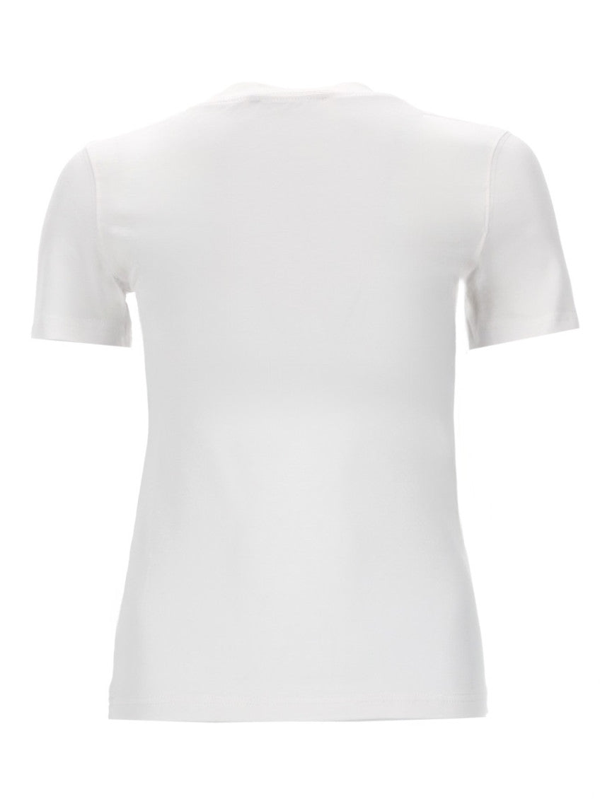 White Logo Crew Neck T-Shirt 2