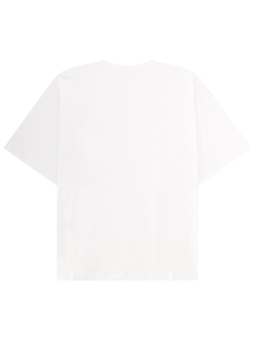 White Crew Neck T-Shirt 3