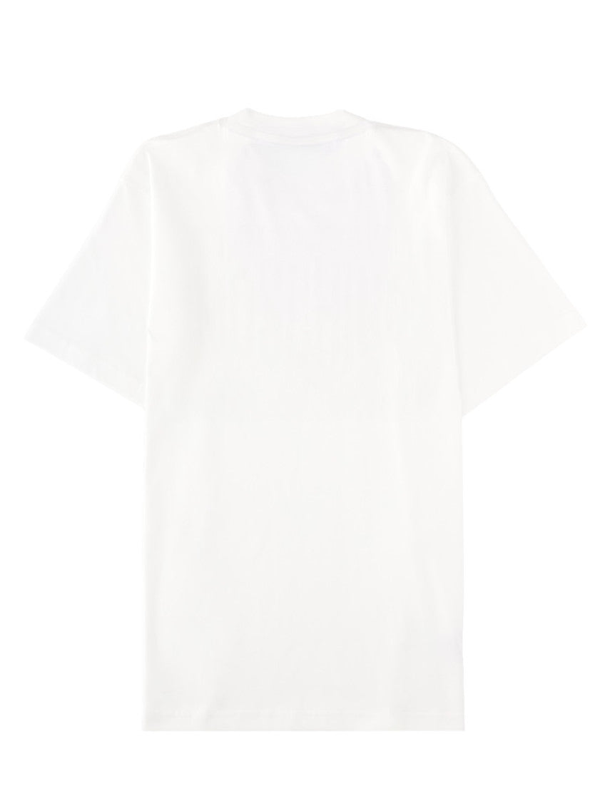 White Crew Neck T-Shirt 2