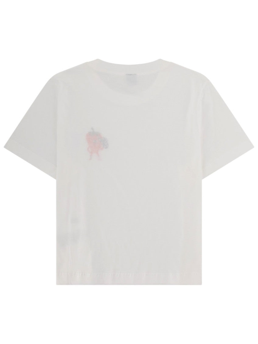 White Graphic Crew Neck T-Shirt 2