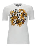 White Graphic Crew Neck T-Shirt 1