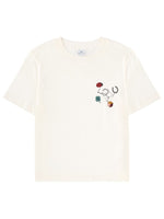 White Graphic Crew Neck T-Shirt 1
