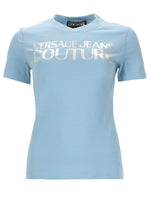 Sky Blue Logo Crew Neck T-Shirt 1