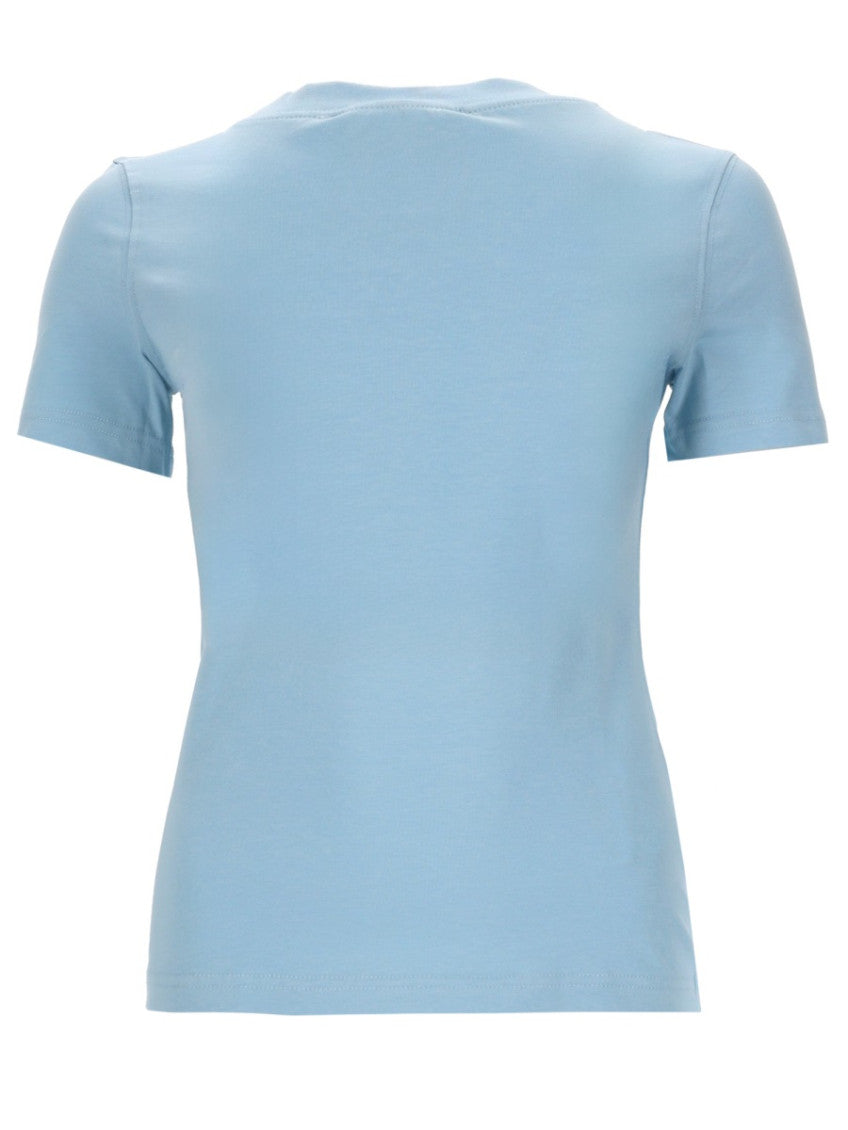 Sky Blue Logo Crew Neck T-Shirt 2