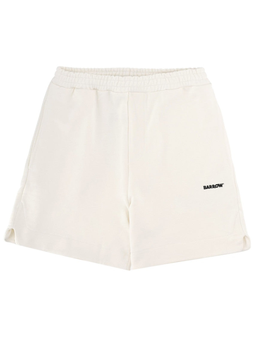 White Logo Shorts 1