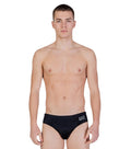 Black Solid Briefs 1