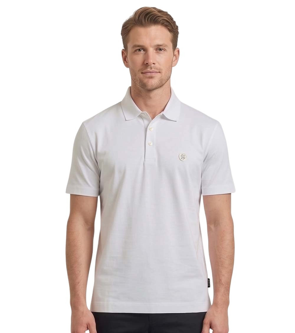 White Shirt Collar Polos 1